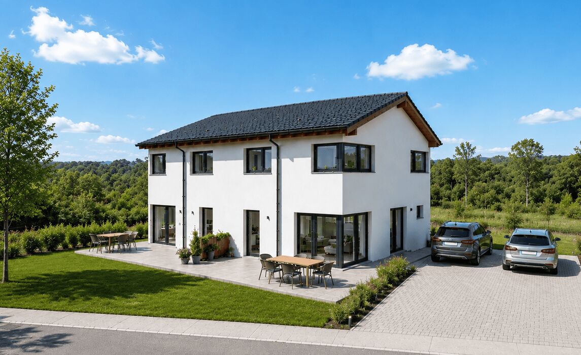 K Doppelhaus Nebeneinander